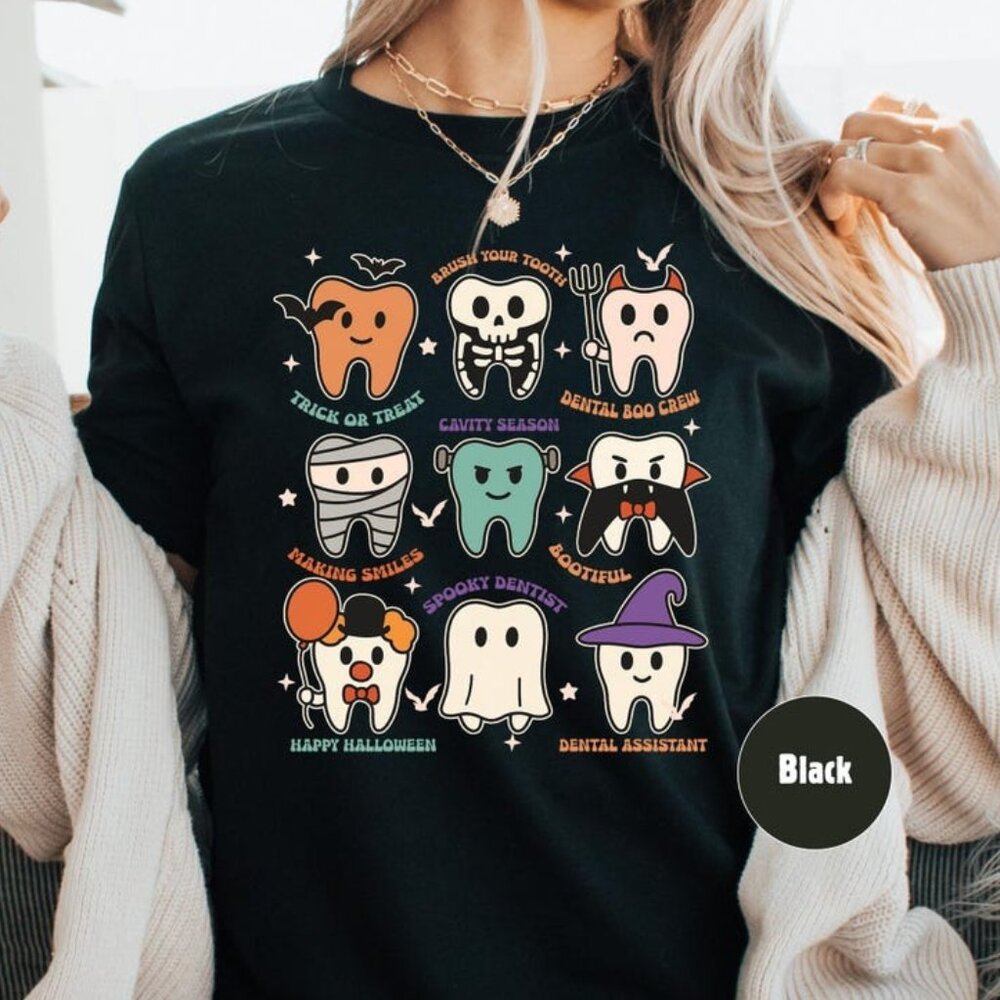 Halloween Dental Office Shirt, Dental Hygienist shirt